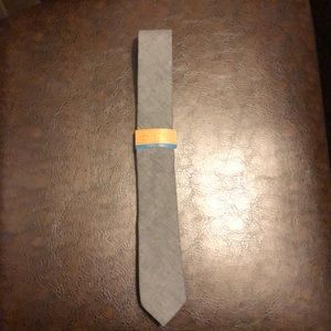 Gray penguin tie